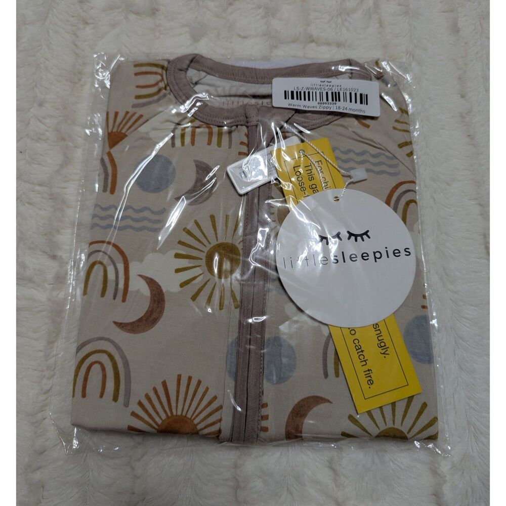 NIB Little Sleepies Warm Waves Zippy size 18-24 Months